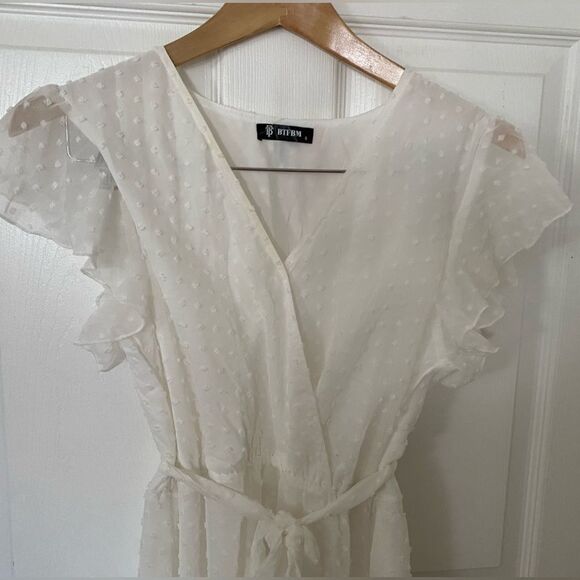 BTFBM WOMENS WHITE LINED DRESS SMALL - Picture 2 of 6